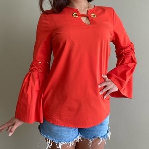 Orange Blouse
